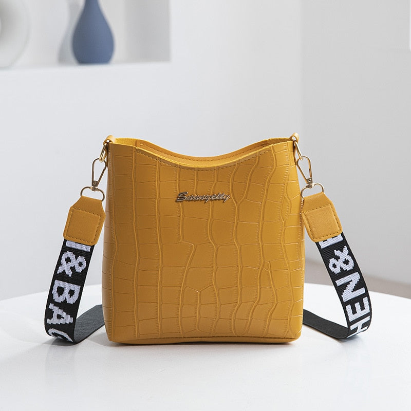 Maxine schoudertas | Mini crossbody bucket handtas voor dames