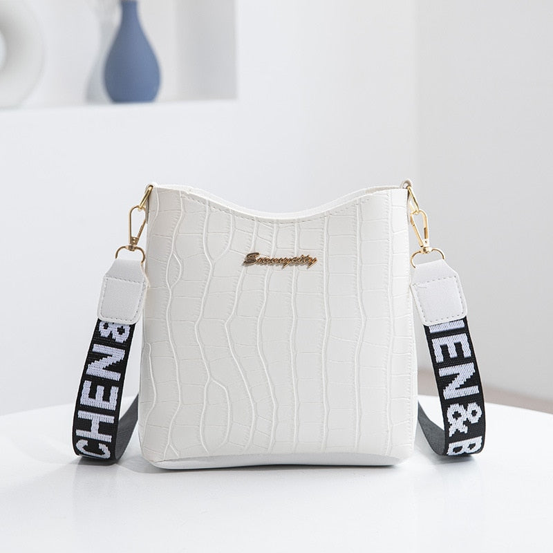 Maxine schoudertas | Mini crossbody bucket handtas voor dames